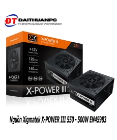 Nguồn máy tính Xigmatek X-POWER III 550 - 500W EN45983