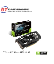 Card màn hình ASUS Dual GeForce GTX 1650 OC Edition 4GB GDDR6 EVO (DUAL-GTX1650-O4GD6-P-EVO)