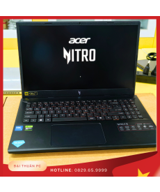 Laptop Acer Nitro V 15 Gaming chính hãng bh 24 tháng ANV15-52-58P7 (Core 5 210H, 16GB RAM, 512GB SSD, RTX 4050 6GB, 15.6"FHD 165Hz, Win 11, Obsidian Black) 