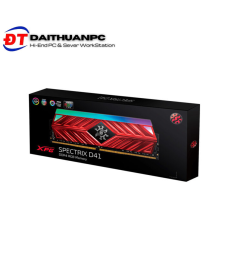 RAM Adata XPG Spectrix D41 RGB RED 8GB (1x8GB) 3200Mhz DDR4