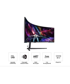 Màn Hình Gaming SAMSUNG Odyssey Neo G9 G95NC LS57CG952NEXXV (Cong - 57 inch - VA - DUHD - 240Hz - 1ms)