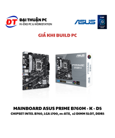Mainboard ASUS PRIME B760M-K - DDR5