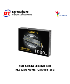 SSD M.2 2280 NVME Adata Legend 860 1TB PCIe Gen4 x4 (Giá khi Build PC)