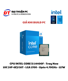 CPU Intel Core i5 14400F Tray (Up To 4.70GHz, 10C/16T, LGA 1700)